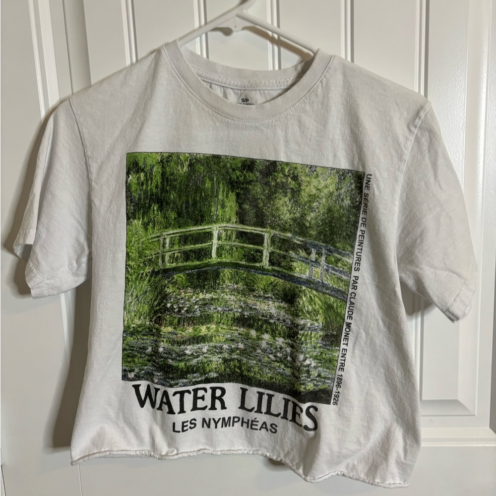 Water Lillies Crop Top